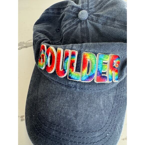 Boulder Rainbow Embroidered Hat Women's Adjustable - Picture 7 of 7